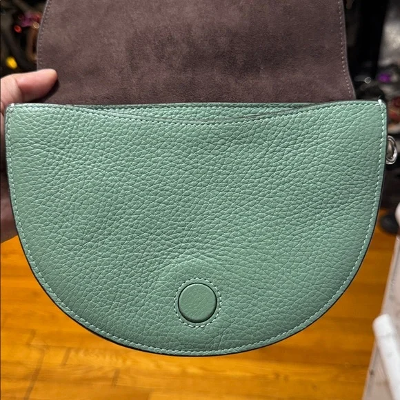 Coach Ellen crossbody in washed green pebbled leather - Picture 10 of 16